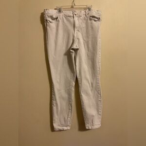 Nine West Women's Light Beige Skinny Jeans